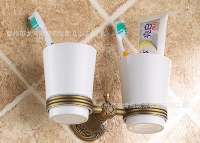 【供应仿古双杯,雕花双杯架,全铜双杯架】价格,厂家,图片,其他水暖卫浴五金,温州市龙湾海城劳牧莱卫浴洁具厂-