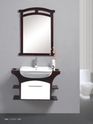 浴室柜与玻璃洁具 现代卫浴空间的点睛之笔